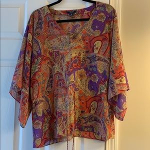 Chaps Paisley blouse